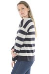 Panel Stripe Pullover