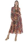 Opulent Ikat Dress