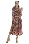 Opulent Ikat Dress