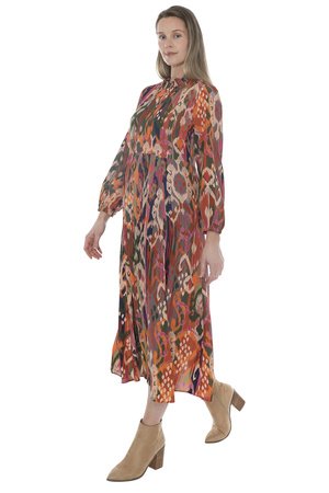 Opulent Ikat Dress