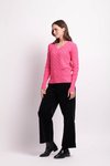 Textured V Neck Sweater