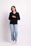 Textured V Neck Sweater