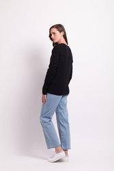 Textured V Neck Sweater