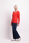 Textured V Neck Sweater