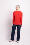 Textured V Neck Sweater