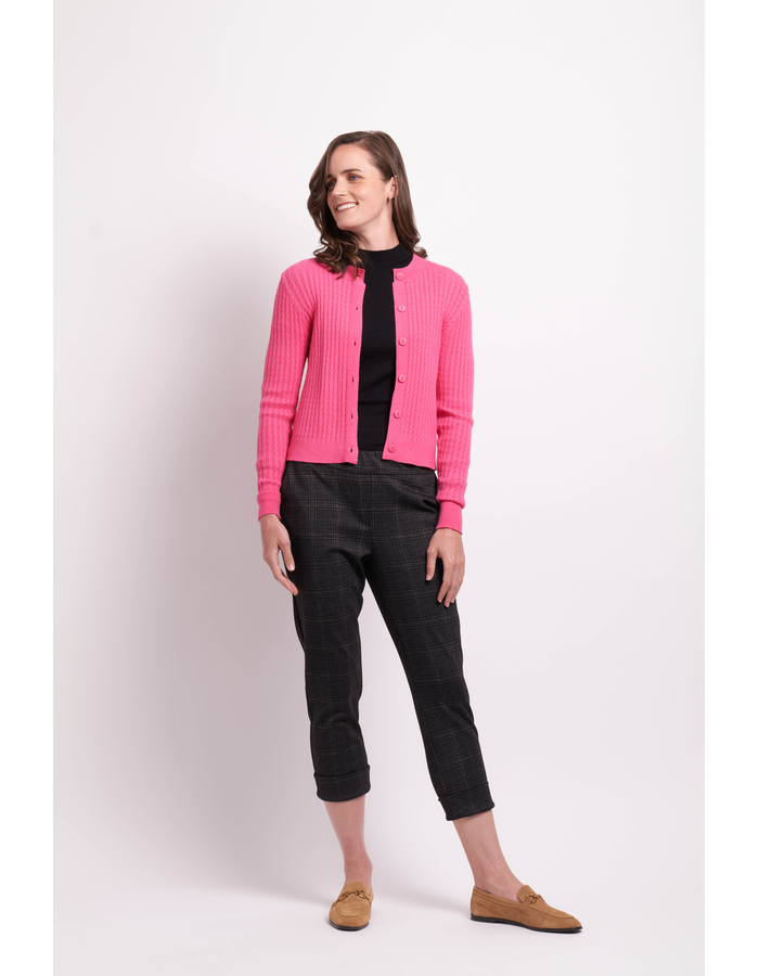 Memo Cable Knit Cardigan