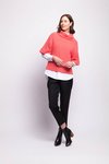 Cowl Neck Rib Jumper