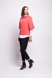 Cowl Neck Rib Jumper