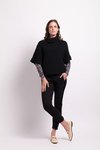 Cowl Neck Rib Jumper