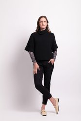 Cowl Neck Rib Jumper