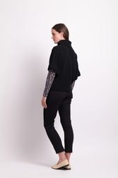 Cowl Neck Rib Jumper