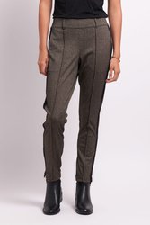 Pintuck Frt Cuffed Trous