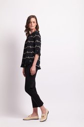 Gathered Scoop Hem Top