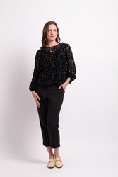 Burnout Velvet Top