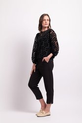 Burnout Velvet Top