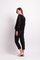 Burnout Velvet Top