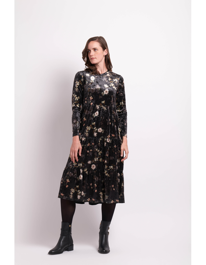 Memo Velveteen Dress