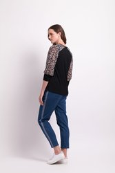 Contrast Shoulder Top