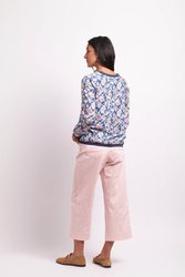 Sheer Slve Rib Detail Top
