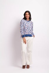 Contrast Rib Top