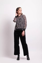 Contrast Rib Top