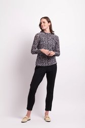 Long Sleeve Polo Neck Top