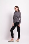 Long Sleeve Polo Neck Top