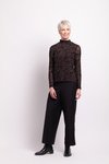 Long Sleeve Polo Neck Top
