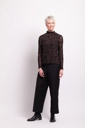 Long Sleeve Polo Neck Top