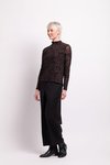 Long Sleeve Polo Neck Top