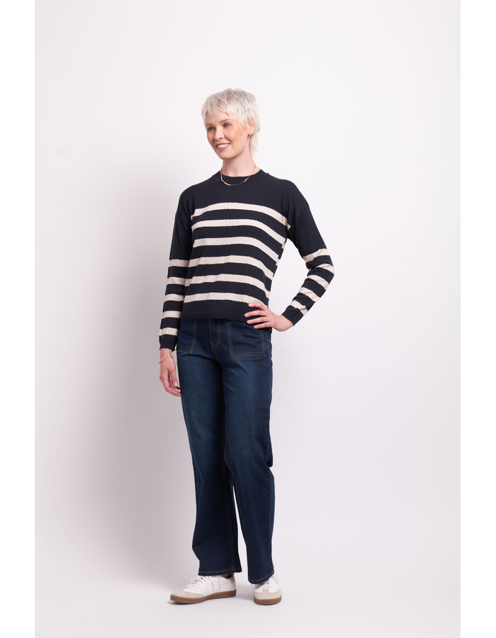 Preen Notch Stripe Jumper