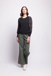 Contrast Sleeve Top