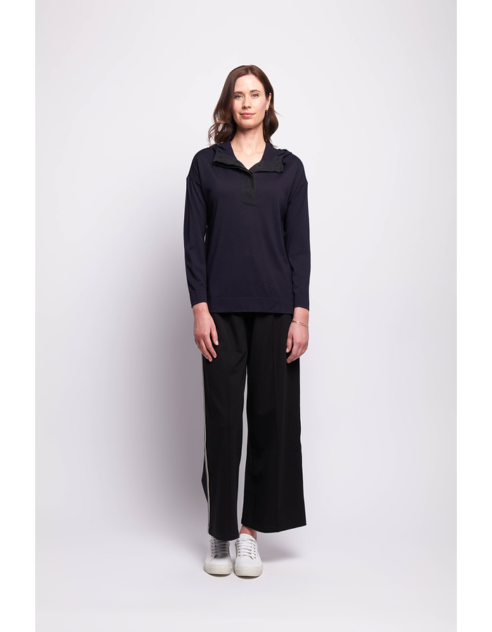 Oh Three Wide Leg Side Stripe Trouser
