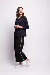 Wide Leg Side Stripe Trsr
