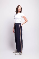 Wide Leg Side Stripe Trsr