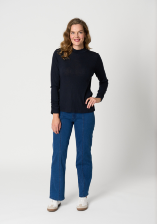 Rouched Sleeve Top