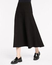 Fit & Flare Ponte Skirt
