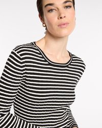 Fine Stripe Rib Knit