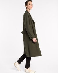 Boiled Wool Moto Coat