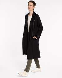 Boiled Wool Moto Coat