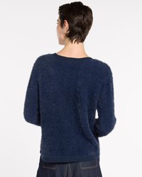 Fluffy V Neck Sweater
