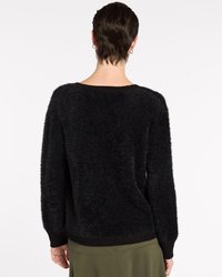 Fluffy V Neck Sweater