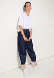 Denim Barrel Leg Pant