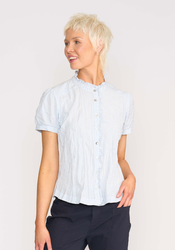 Crush Cap Sleeve Shirt