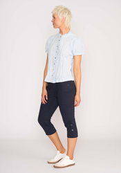 Crush Cap Sleeve Shirt