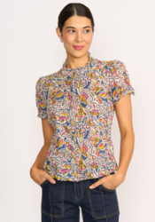 Crush Cap Sleeve Shirt