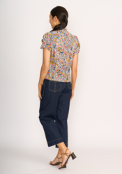 Crush Cap Sleeve Shirt