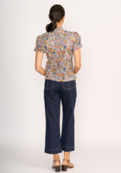 Crush Cap Sleeve Shirt