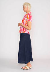 Crush Cap Sleeve Shirt