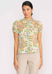 Crush Cap Sleeve Shirt